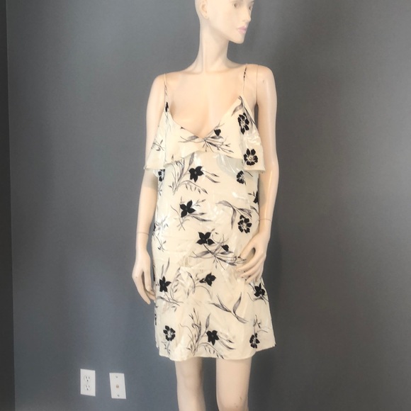 NWOT Alice & Olivia White Floral Dress Size Large - Picture 2 of 8
